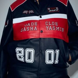 MAJOR IN SEARCH OF: BRATZ X FOREVER 21 FAUX LEATHER RACE MOTO JACKET